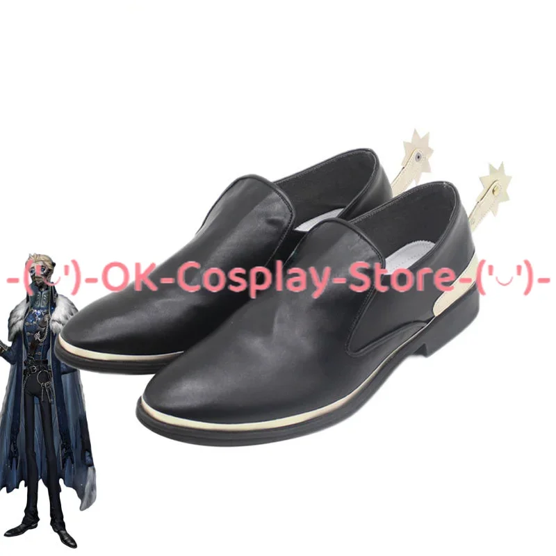 Hermit Cosplay Shoes Identity V Warden Cosplay Props Halloween Carnival Boots PU Shoes Custom Made