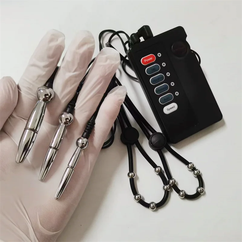 صدمة كهربائية الذكور خواتم الديك لعبة استثارة القضيب المعادن مجرى البول السبر قضيب الحصان العين تحفيز الاستمناء الجنس لعب للرجال