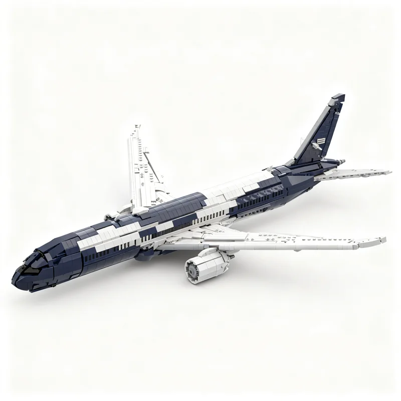 2339 деталей MOC Летательный аппарат Lufthansa в ливрее к 100-летию Boeing 787-9 Dreamliner, модель для сборки Creator Expert, строительные блоки, рождественский подарок, игрушки.