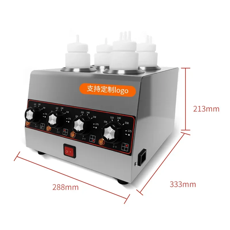 

Double row sauce insulation machine chocolate sauce melting furnace jam peanut sesame paddle heating