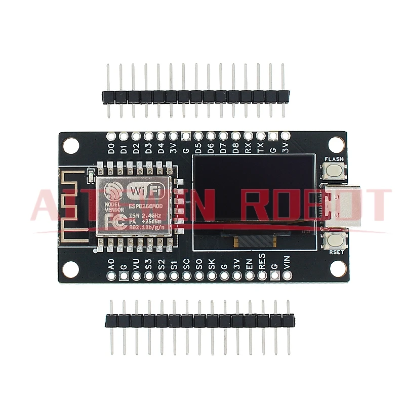 NodeMCU ESP8266 Development Board SSD1315 0.96 inch OLED Display CH340G ESP-12F WiFi Module TYPE-C USB  For Arduino/Micropython