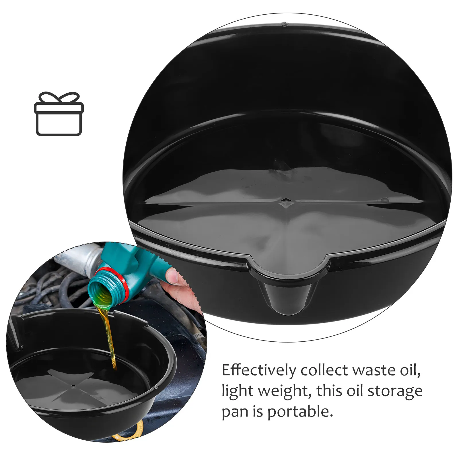 Automotive Drain Pan Drip Tray Oil Collection Large Capacity Container Car Repair