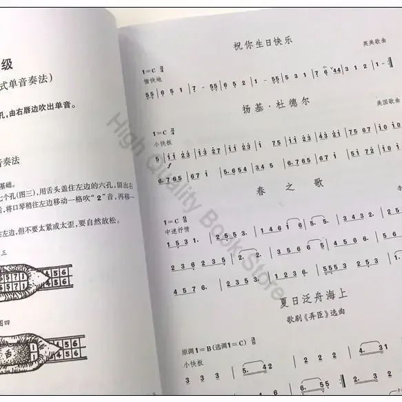 Imagem -04 - Harmónica Exame Exercício Básico Music Book Jogando Técnica Harmonica Exam Grade Coleção