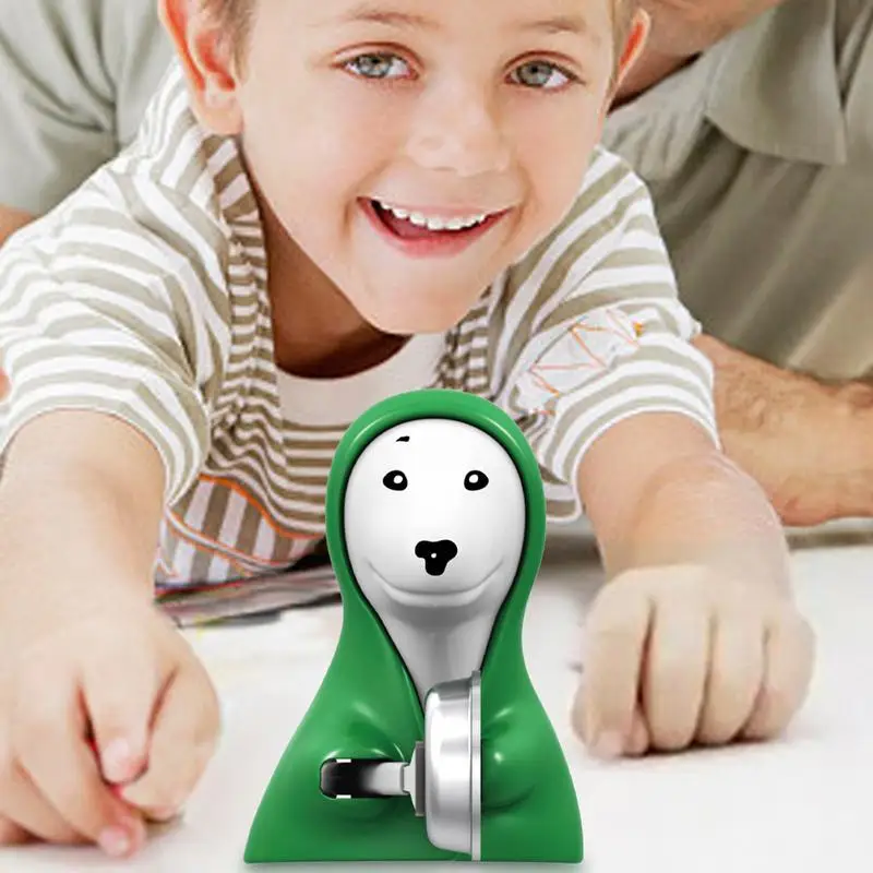 Children Funny Dog In Green Hoodie 3D Printed Dog Toy desktop ornaments birthday gift for babies noise maker toys for kids