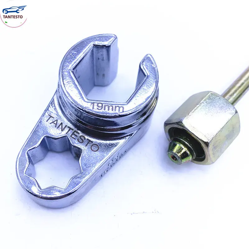 17mm 19mm 22mm High Pressure Tubing Pipe Wrench Octagonal Socket Nitrogen and Oxygen Sensor  Repair Tool