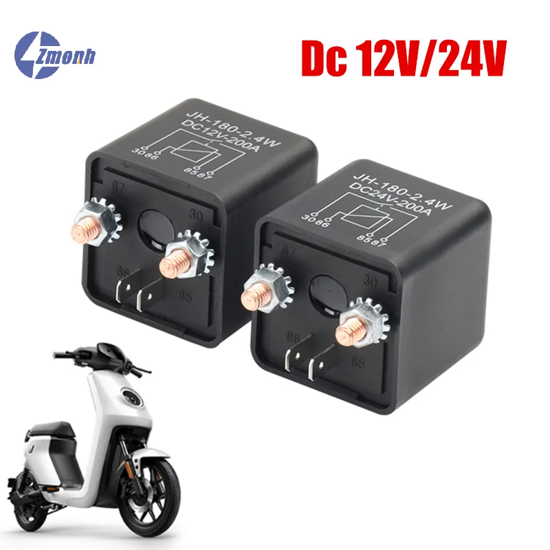 Universal DC 12V 24V 100A 120A 200A WM686 Relay 4 Pin Normal Open Car Starter Relay For Battery ON/OFF Split Charge Relay Switch