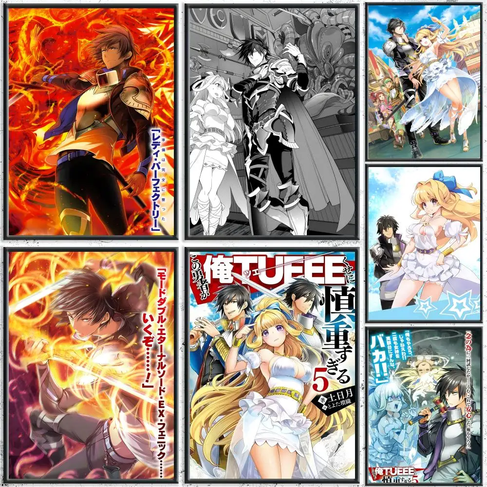isekai anime Cautious Hero Poster HD Waterproof Self-Adhesiv