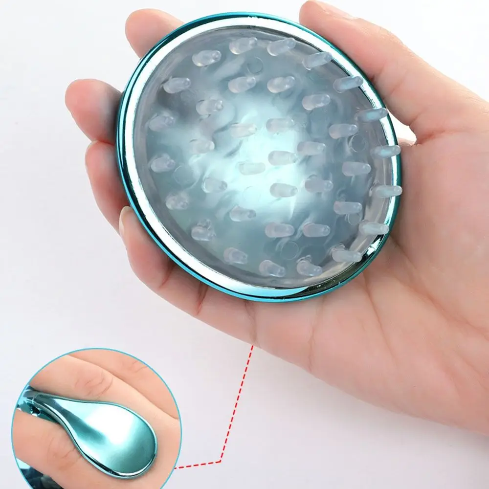 

SPA Household Shampoo Comb Handheld Exfoliating Silicone Massage Comb Scalp Massage Remove Dandruff Hair Washing Comb Men