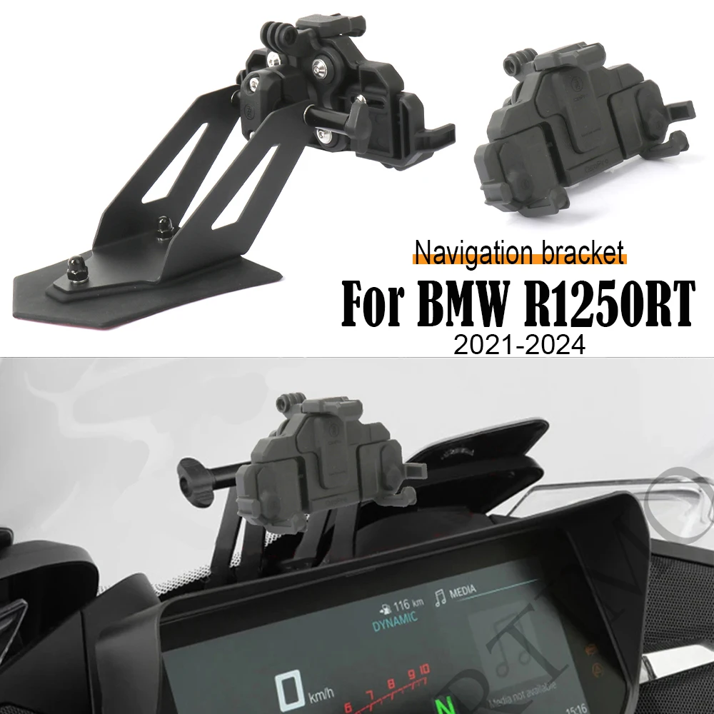 

R1250RT Accessories Motorcycle Mobile Phone Charging Stand Holder GPS Navigation Equipment Bracket For BMW R 1250 RT 2021 - 2024
