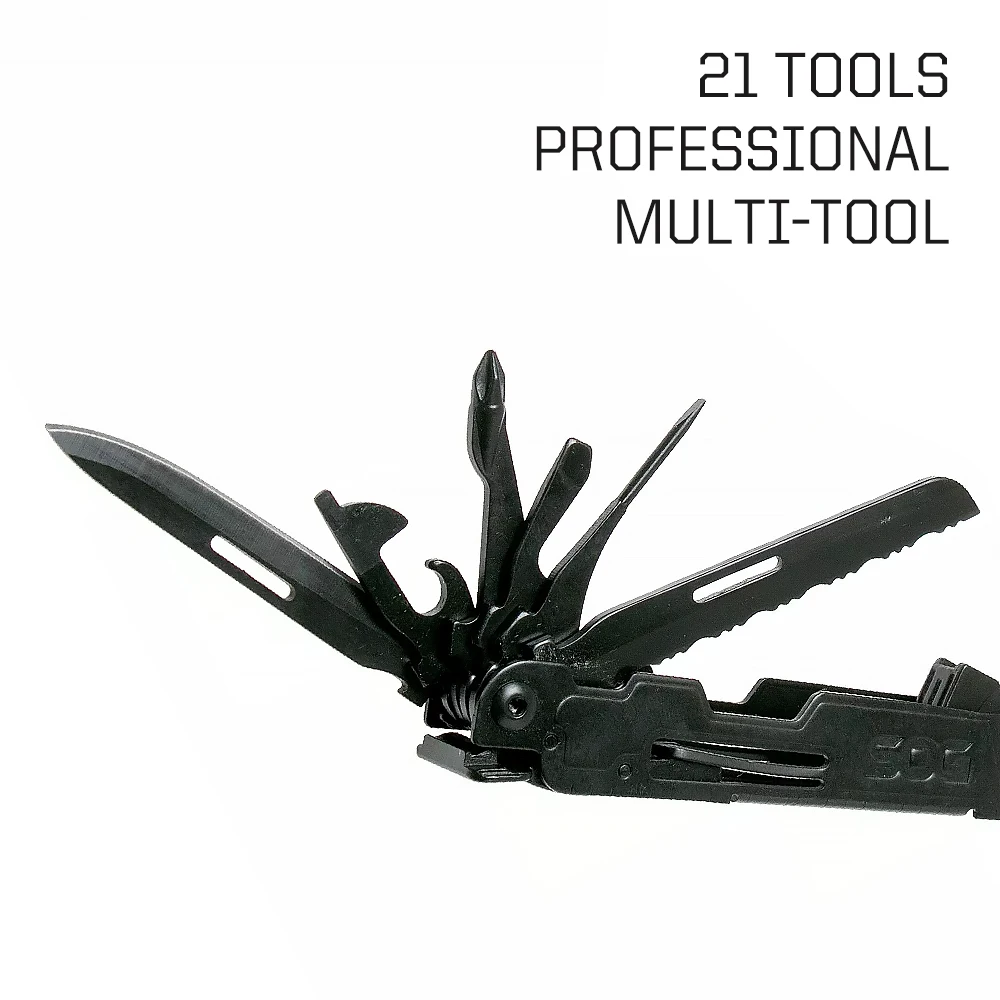 SOG 21 Tools PowerAccessDeluxe Multi-tool Folding Pliers Pocket Knives Portable Tactical EDC Outdoor Camping Survival Multi Tool