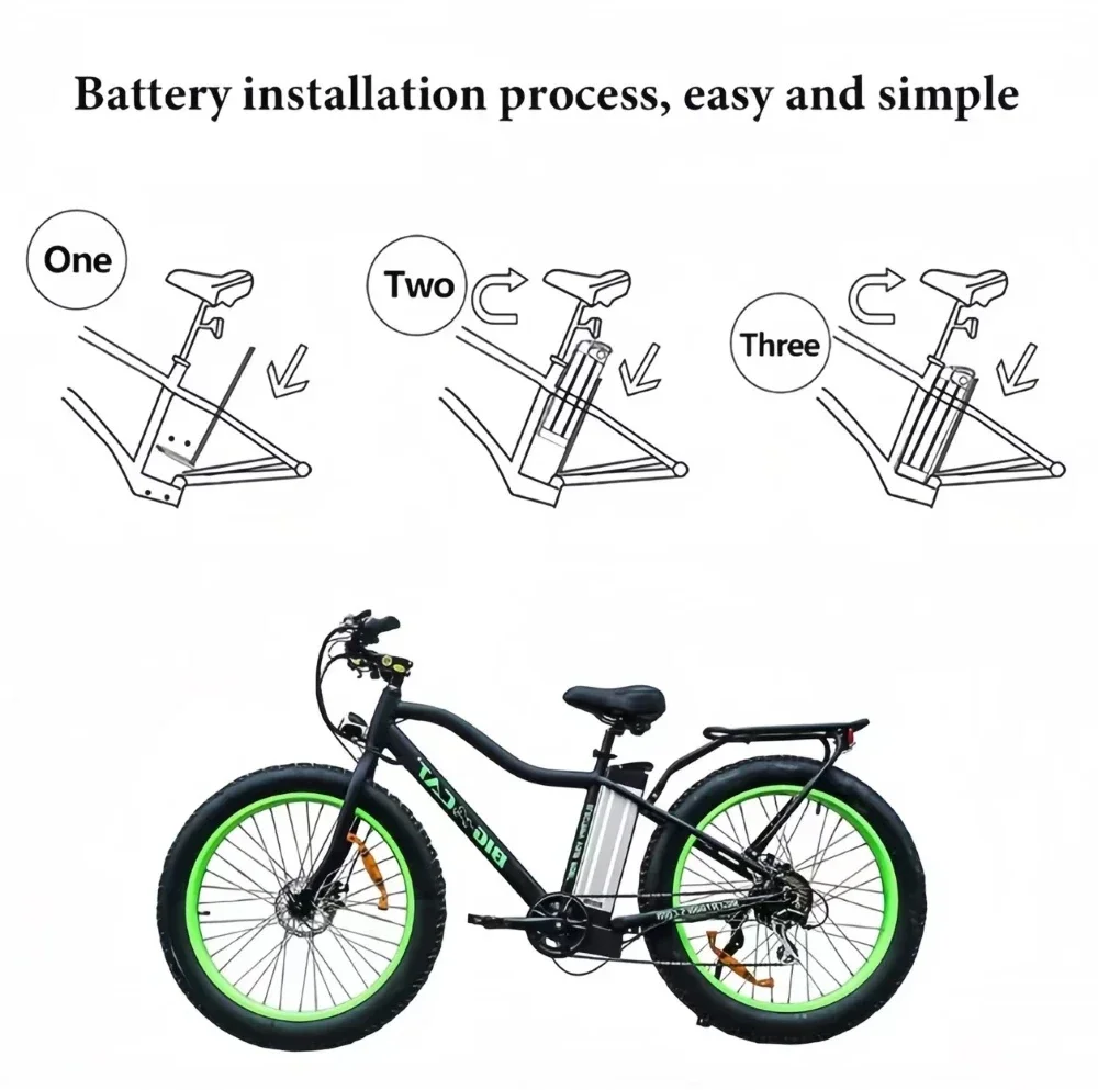 100% Original 36V 48V 40Ah High quality Silver Fish Style batteria，500W 750W 1000W High-power 18650 Lithium ion battery pack