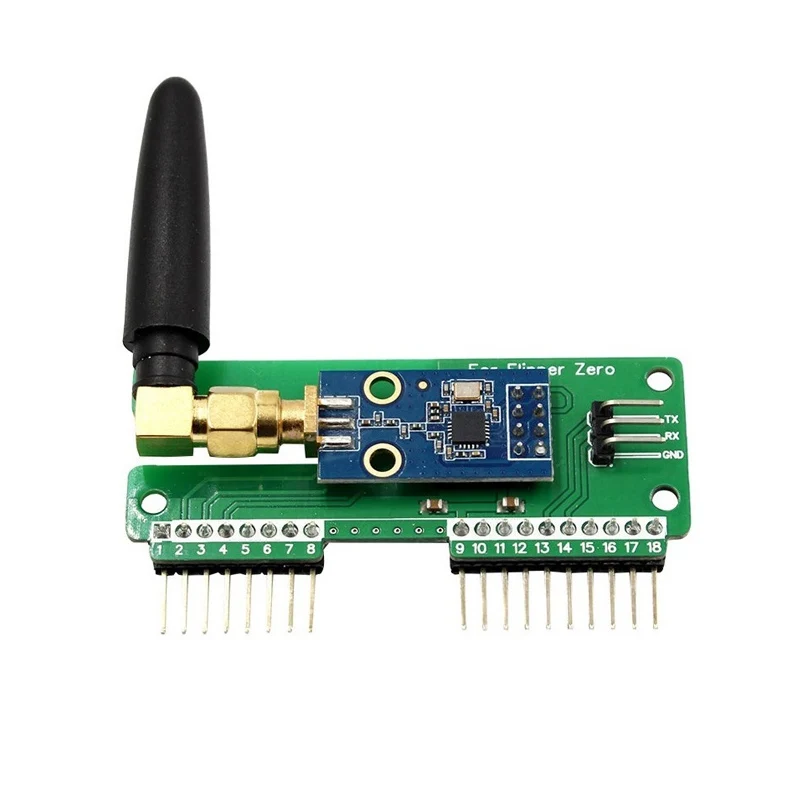 Flipper Zero用CC1101モジュール、SubGhz 433MHz WiFi（アンテナ付き）、ペット・イルカプログラム対応、オープンソース、多機能開発ボード