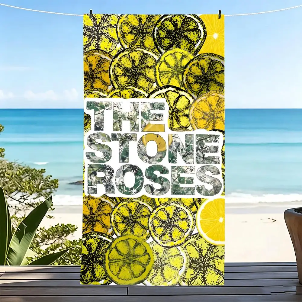 Band The Stone Roses Towel Microfiber beach towel, quick-dry, sand-free, ultra-fine fiber, super soft.