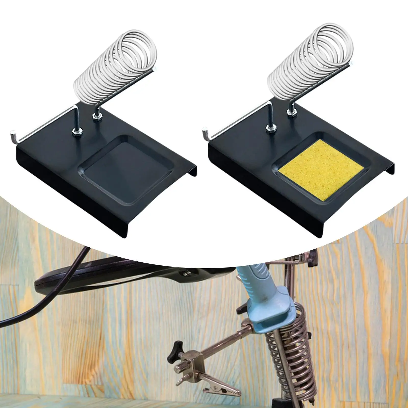 Solder Iron Station Base Protecting Metal Rack Soldering Iron Stand Holder
