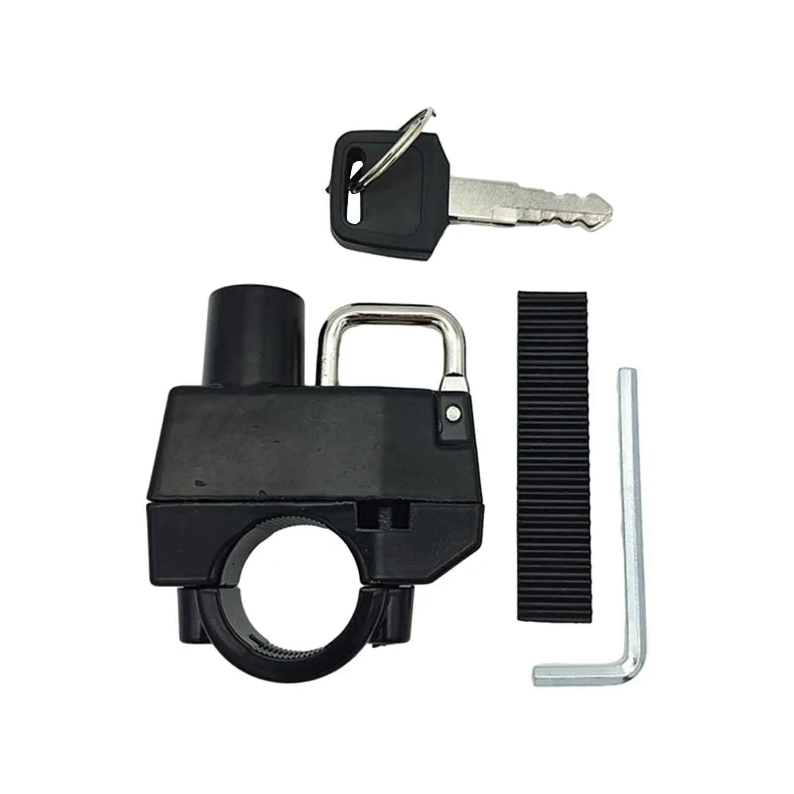 Motorcycle Hook Lock with 2 Keys Anti Lose for Motorbike Scooters