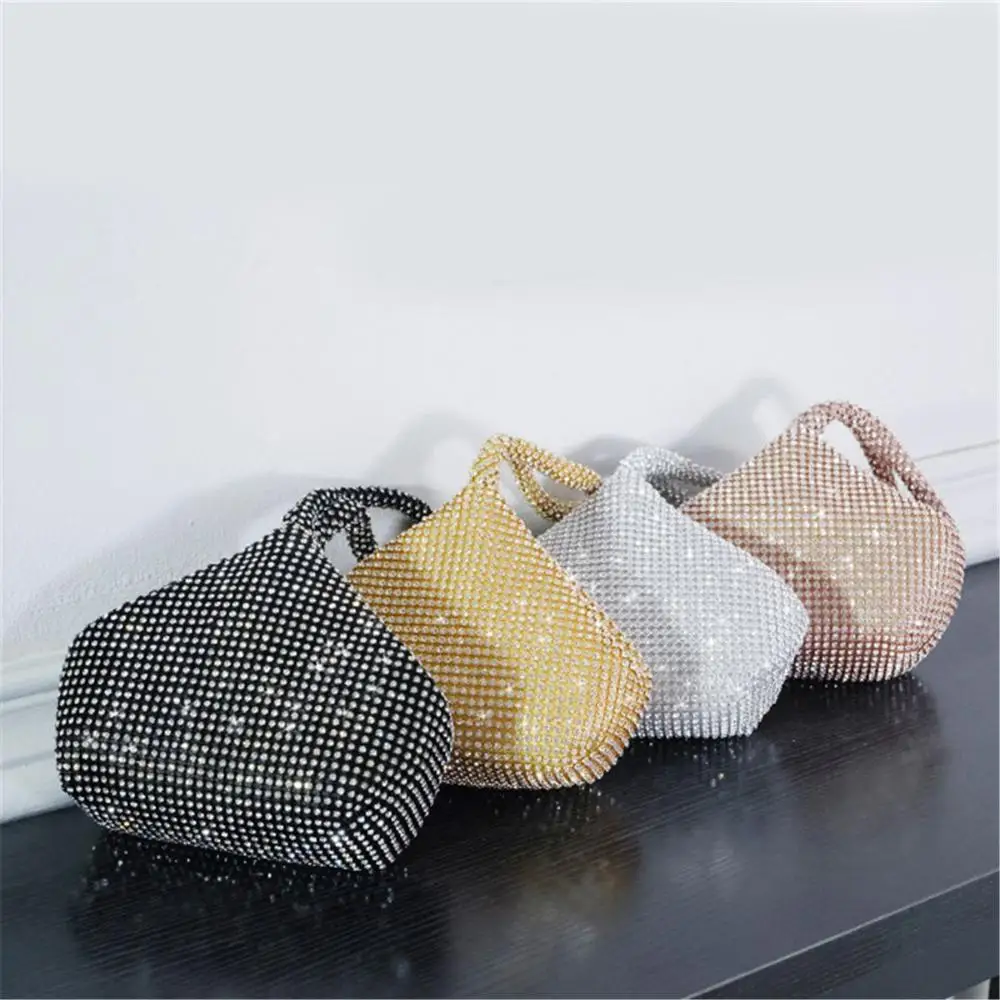 

Women Crystal Diamant Evening Bag Triangle Clutch Purse Party Wedding Prom Pouch