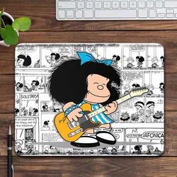 Anime Mouse Pad Mafalda Small Size Overlock Mousepad Cute Kawaii Gaming Accessories Mouse Mat Cartoon Computer Desk Mat