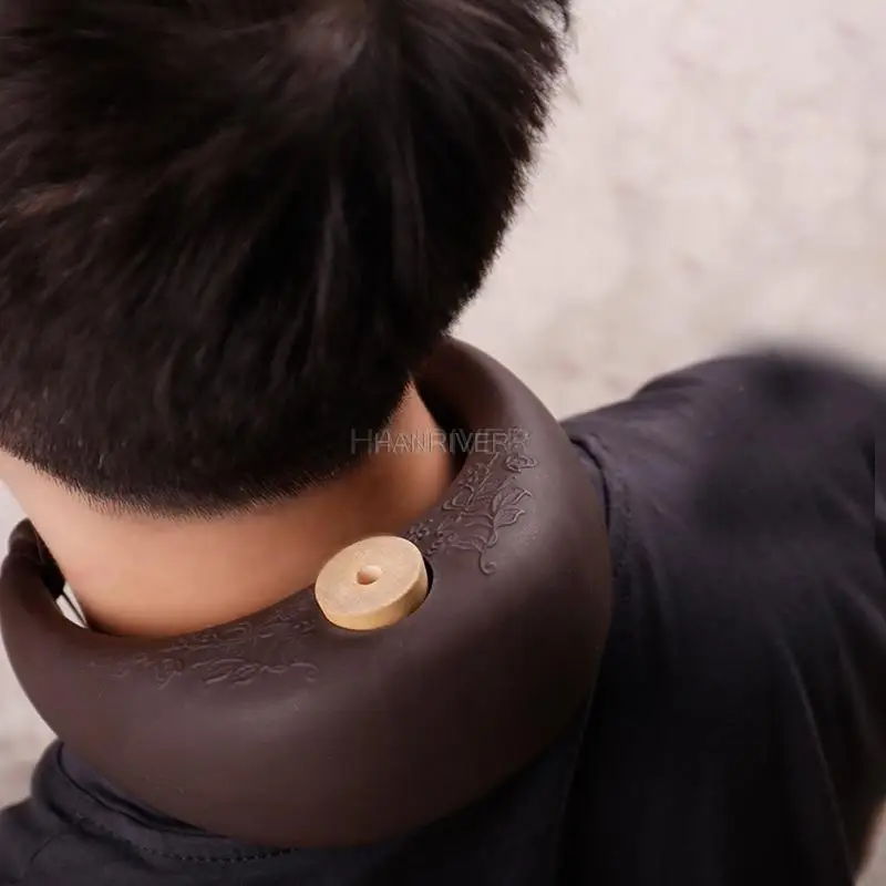 The neck warm moxibustion apparatus of violet arenaceous ai home moxibustion with moxa smoked moxibustion cervical neck