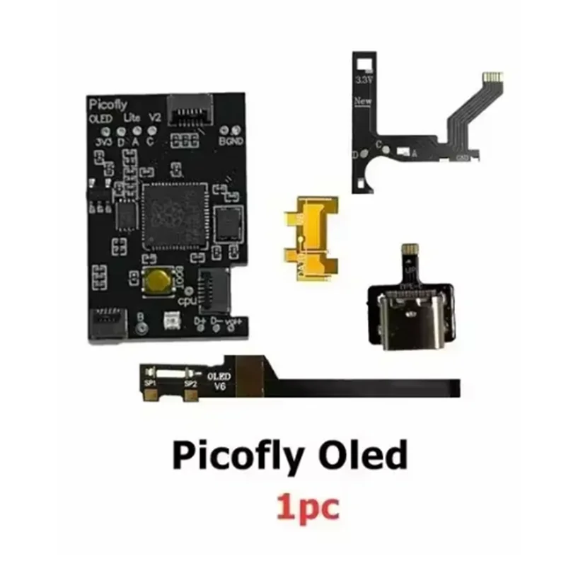 Hwfly Picofly oled RP2040 Raspberry pi pico pic Oled Chip Support Oled Console