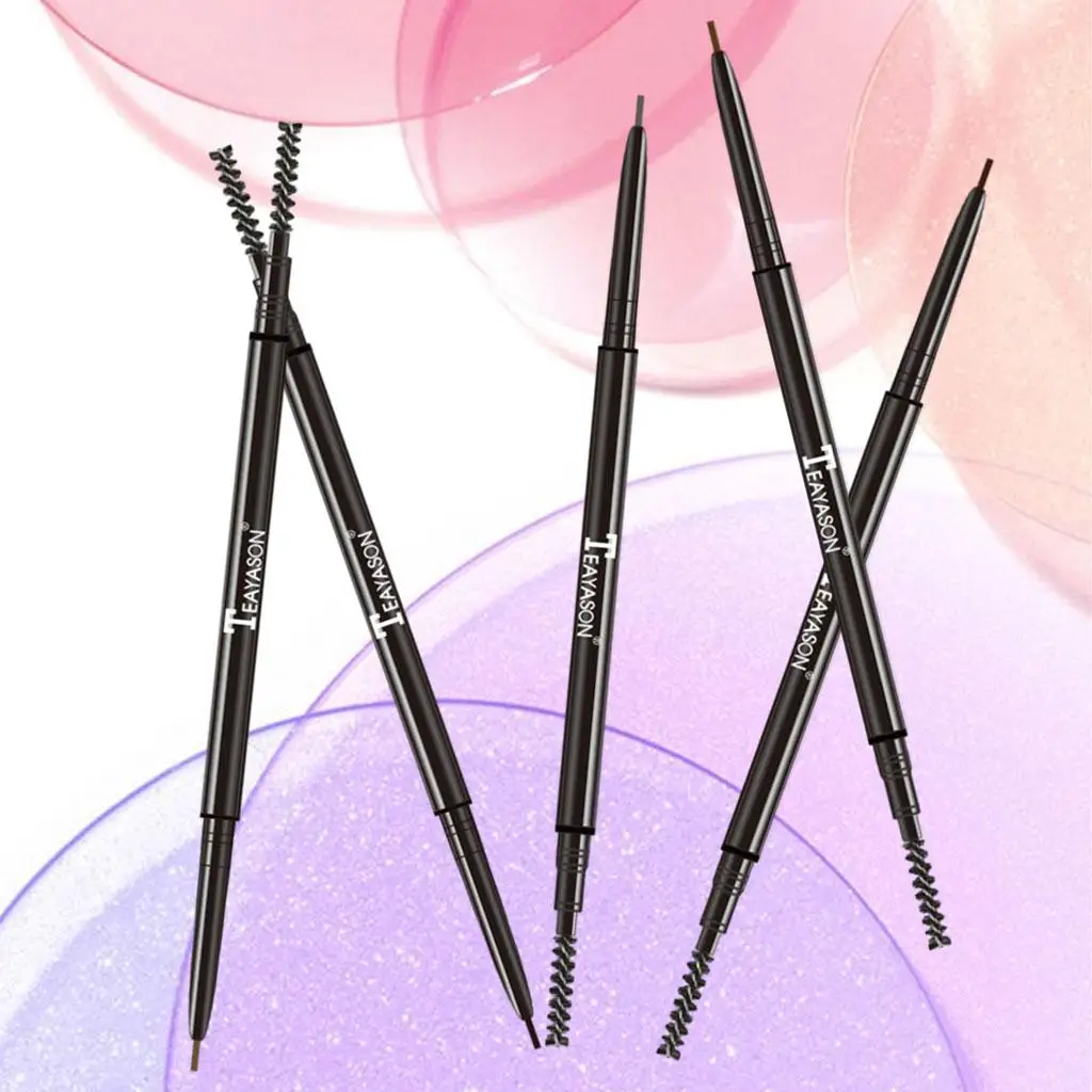 Eyebrow Pencil Dual Ended Professional Natural Brow Pen Natural Daily Look Draws