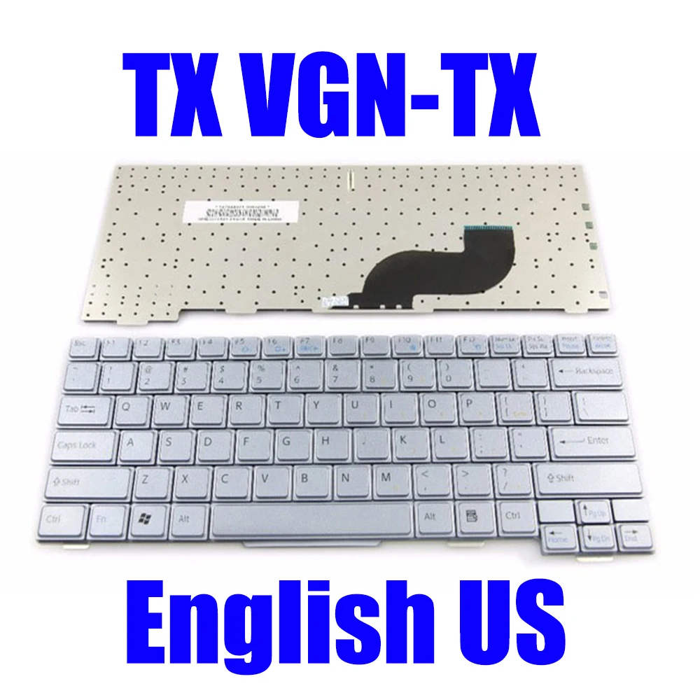

English US Laptop Keyboard For SONY TX VGN-TX HMB321YA01 147944921 Silver