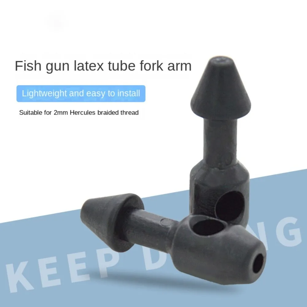 10pcs Divers Spearfishing Rubber Insert Fishing Accessory Fishing Accessories Wishbone Inserts Beads Plastic Tools Rubber Band