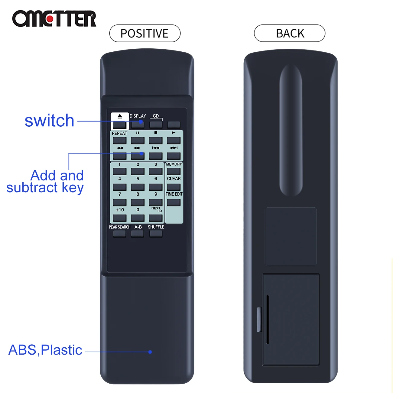 RC-340C For ONKYO Remote Control CD Player Receiver DX-7211 DX-7011 DX-3800 DX-C110 DX-C200 DX-C320 DX-C370 DX-C380
