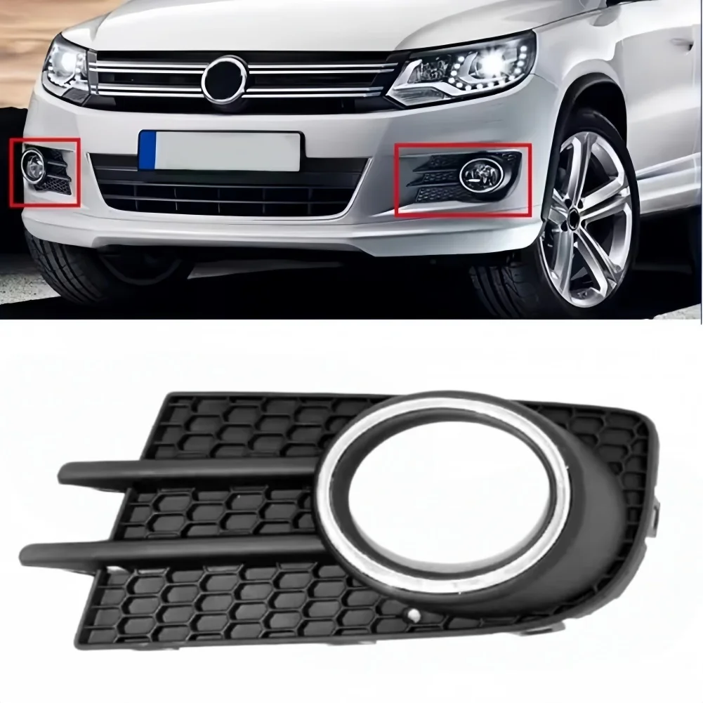 For Tiguan Fog Light Shell for 2012 2013 2014 2015 2016 2017 2018 Front Fog Lamp Frame Holder ABS OEM 5N0853665 5N0853666
