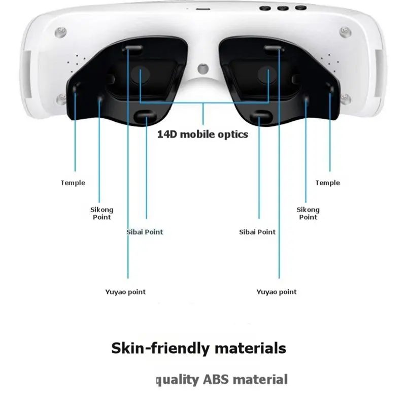 【ESSENTIALS】Inteligentne urządzenie do treningu wzroku, masażer oczu, maska do pielęgnacji oczu, relaksacja, odprężenie, odpoczynek w podróży, regeneracja dla dzieci, naprawa wzroku przy krótkowzroczności