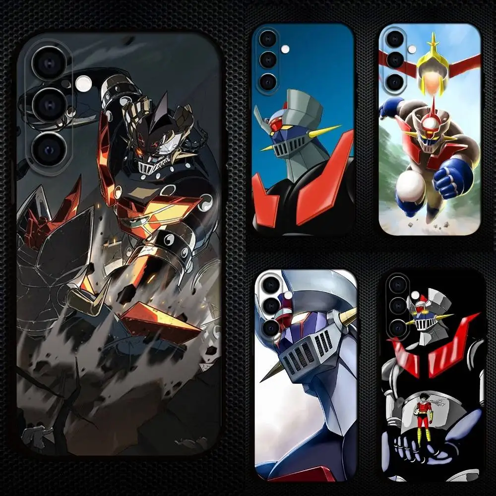 

M-MazingerZ Anime Phone Case For Samsung Galaxy A73,A72,A71,A70,A53,A52,A51,Others Soft Black Cover