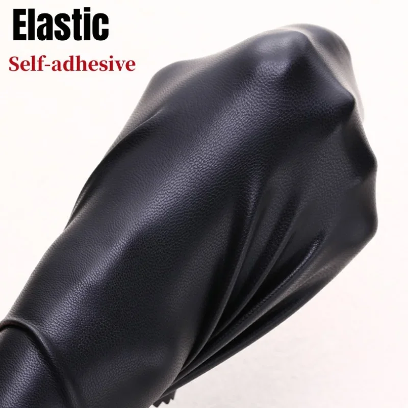 300cm Self Adhesive PU Leather Fabric Patch Super Elastic Car Interior Sofa Repairing Patches 0.8mm Thick Leather Tape DIY Craft