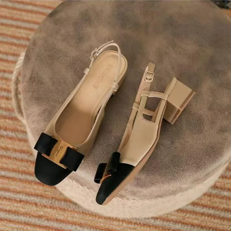 All-match Flat Shoes Women Sandals Non-Slip Soft Leisure Shoes Mixed Colors Comfort Low Heel Femme Thick Bottom Designer Shoes