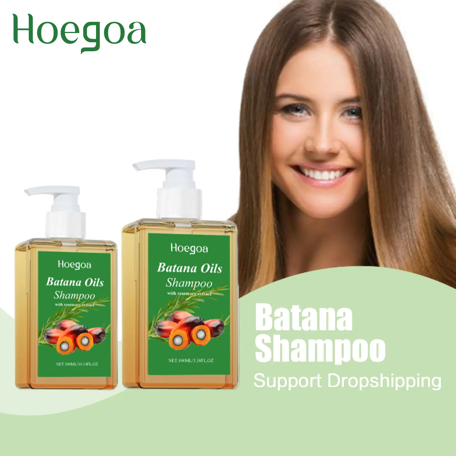 Champú para el crecimiento del cabello con aceite de Batana, reparación de raíces del cabello seco y dañado, fortalece la limpieza del cuero cabelludo, grasa, suciedad, champú para eliminar la caspa