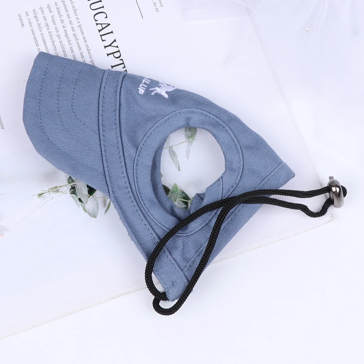 

Pet Hat Durable Canvas Adjustable Strap Blue Xl Simple Outdoor Travel Cap Comfortable for Dogs Outdoor Pet Cap