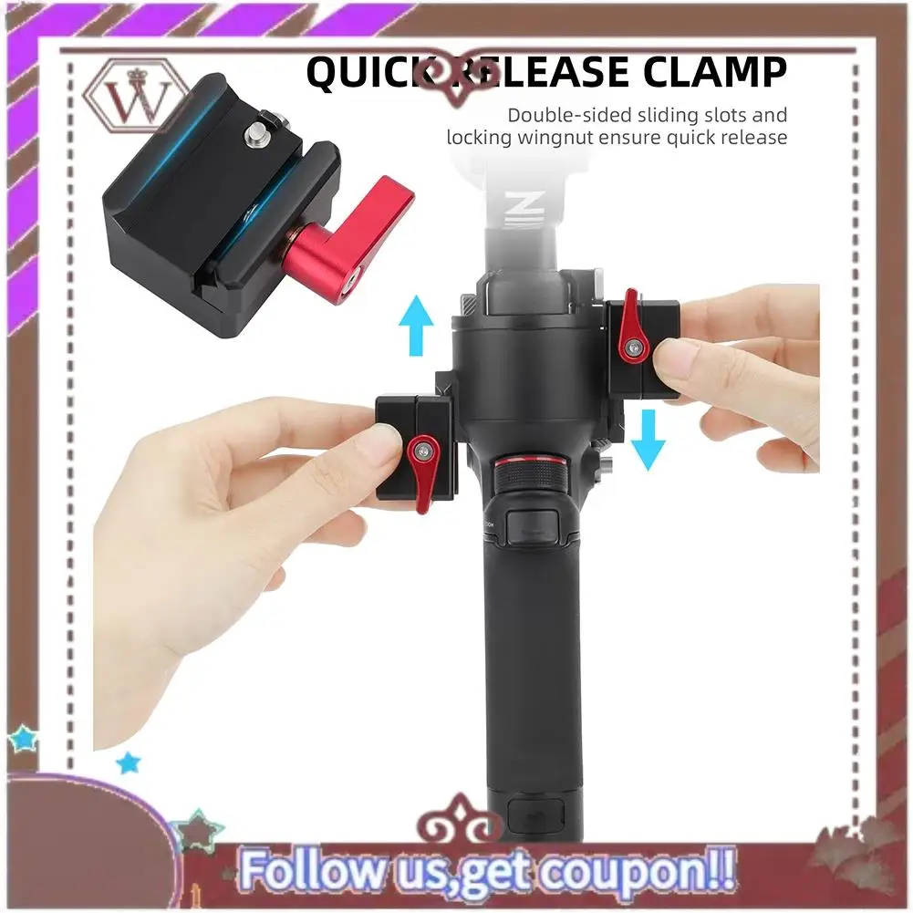 أحدث لوحة تمديد الحذاء البارد من سبائك الألومنيوم باستخدام الحاسب الآلي لـ DJI Ronin RS3/RS3 Pro/RS2/RSC 2 ملحقات جزء مضاد للتوقف