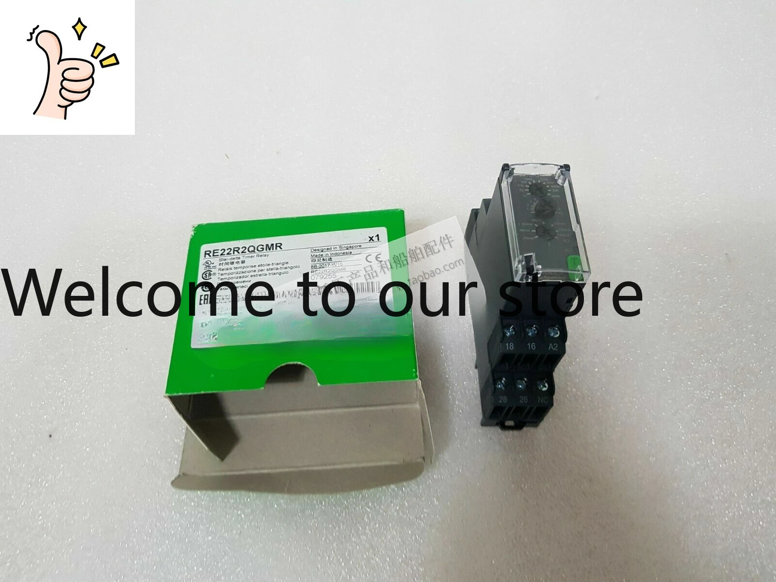 Zelio Series Time Relay Star Triangle Start RE22R2QGMR