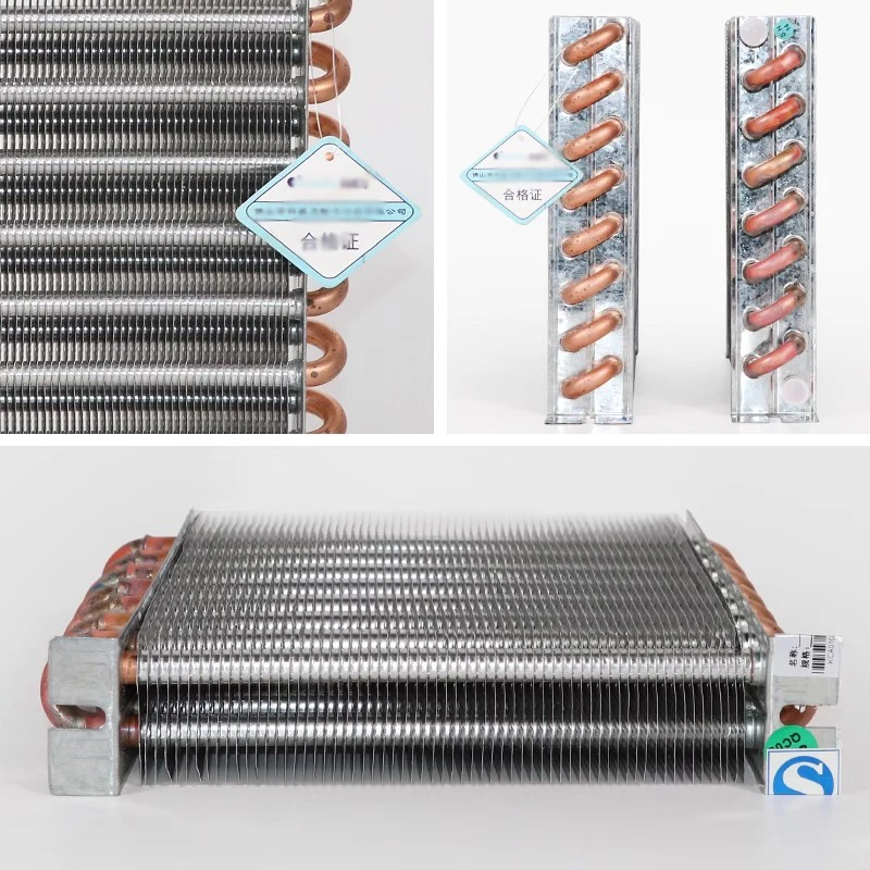 Refrigerator condenser water-cooled air-cooled copper tube radiator freezer homemade universal evaporator small