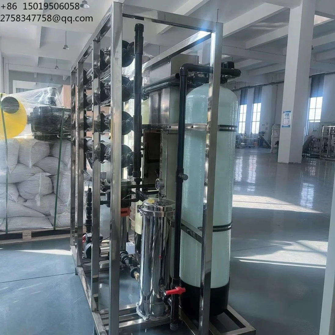Sales 250L/hr Complete Ro Water Treatment System Bottled Mineral 500 Lph 1000 Litres Reverse Osmosis Water Filter Plant