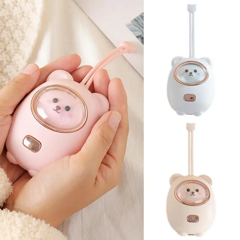 Cute Bear Shape Hand Warmer 2400mAh USB Rechargeable Portable Hand Warmer Winter Keep Warm Gadget Pocket Mini Electric Heater