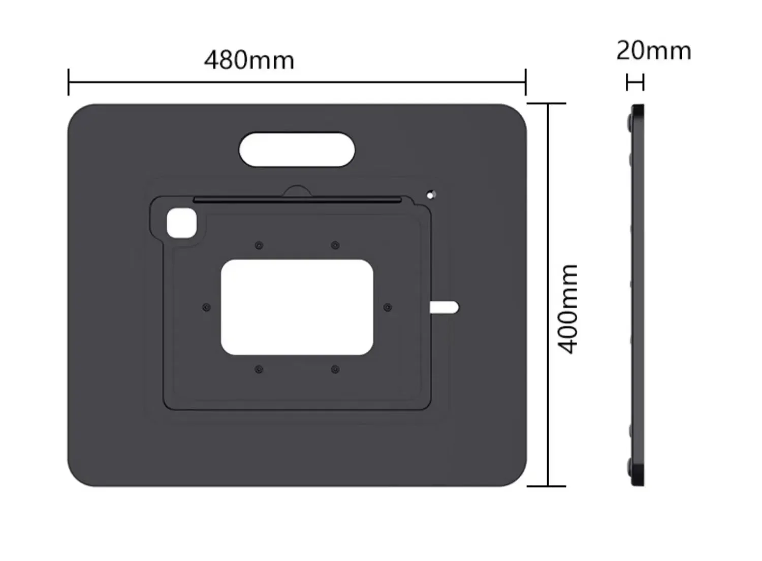 Sale Useful Foldable Plastic Drawing Ipad Holder Multi-Angle Adjustable Portable Tablet Desktop Stand for IPad