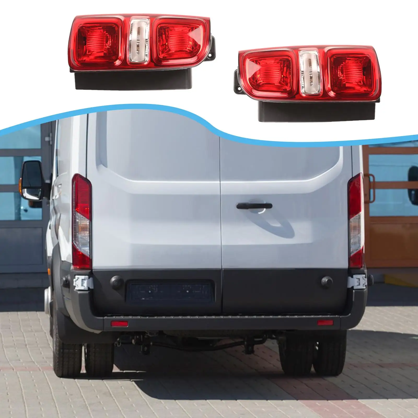 Premium Material Wear Resistant Sturdy LED Tail Light for Vauxhall Vivaro 2019- 2021 for toyota Proace 2016-2021 Easy To Install