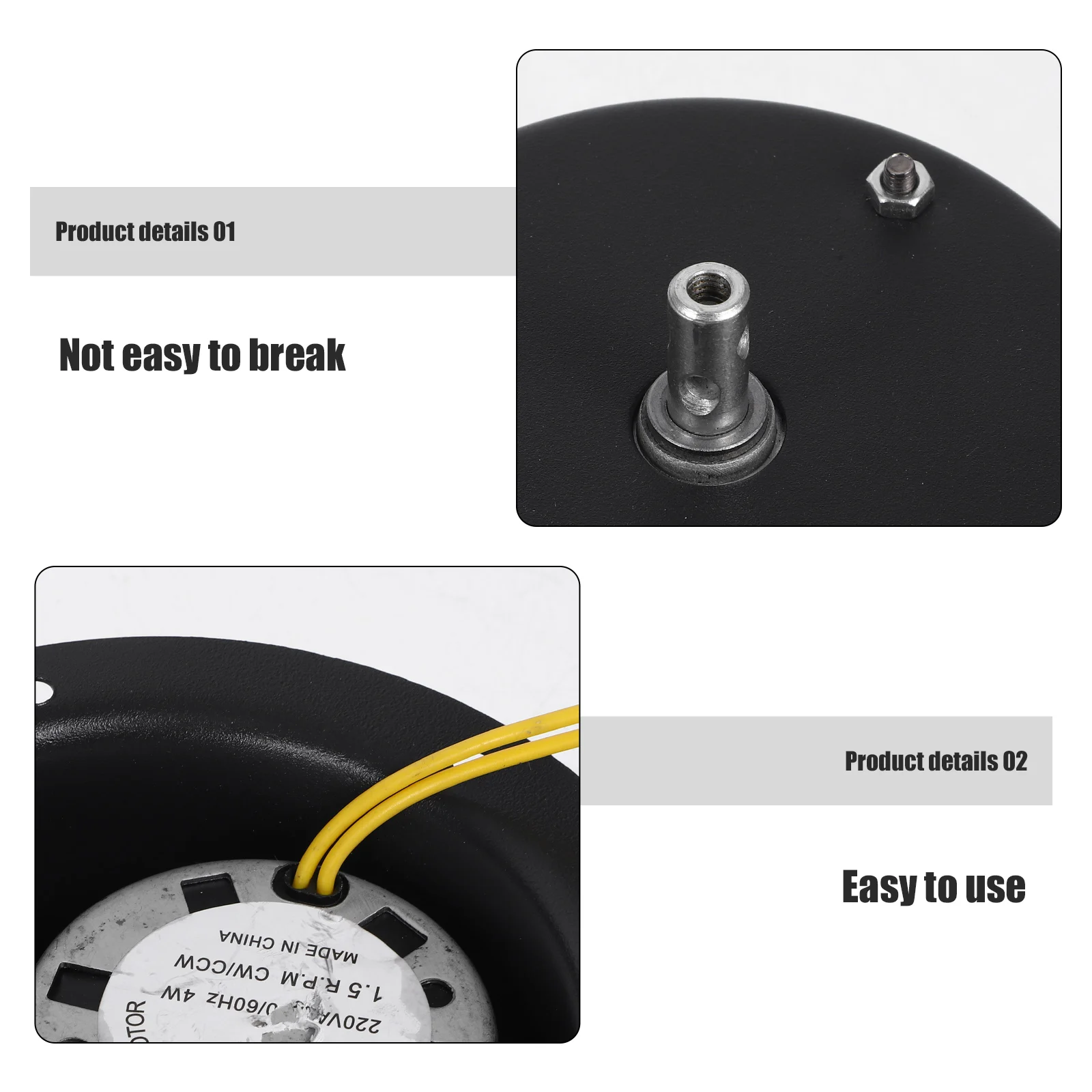 

Disco Ball Motor Rotator Mirror Ball Replacement Hanging Electric Spinner Heavy Duty Stable Stage Lighting Effect