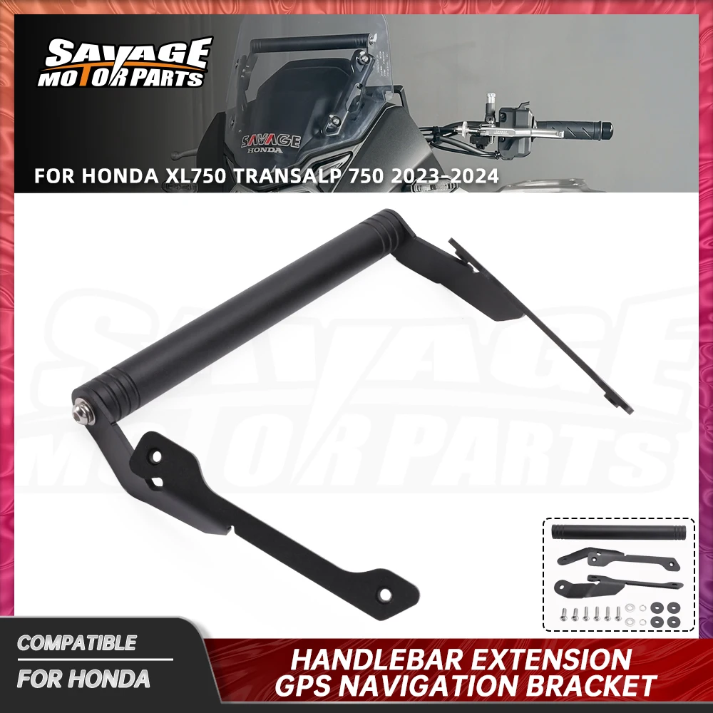 

Transalp750 2024 Cellphone Phone GPS Navigation Mount For Honda XL750 2023 Motorcycle Parts Handlebar Bar Extension Stand Holder