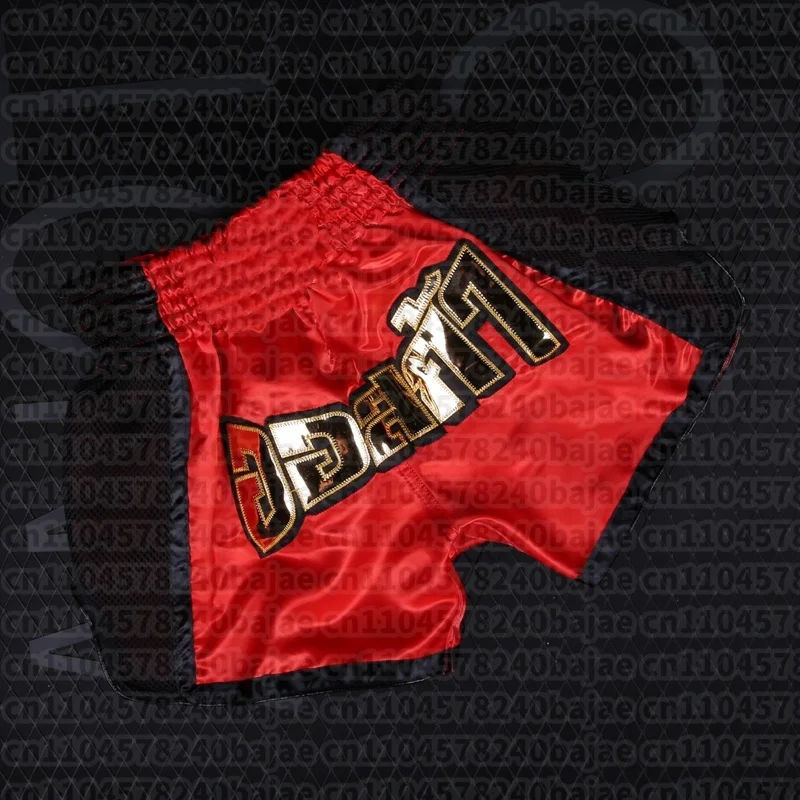Muay Thai Shorts für Herren, Damen und Kinder, Rosa, Boxtraining, Kickboxen, Atmungsaktive MMA-Shorts, Kampfsport-Bekleidung – Detail 9