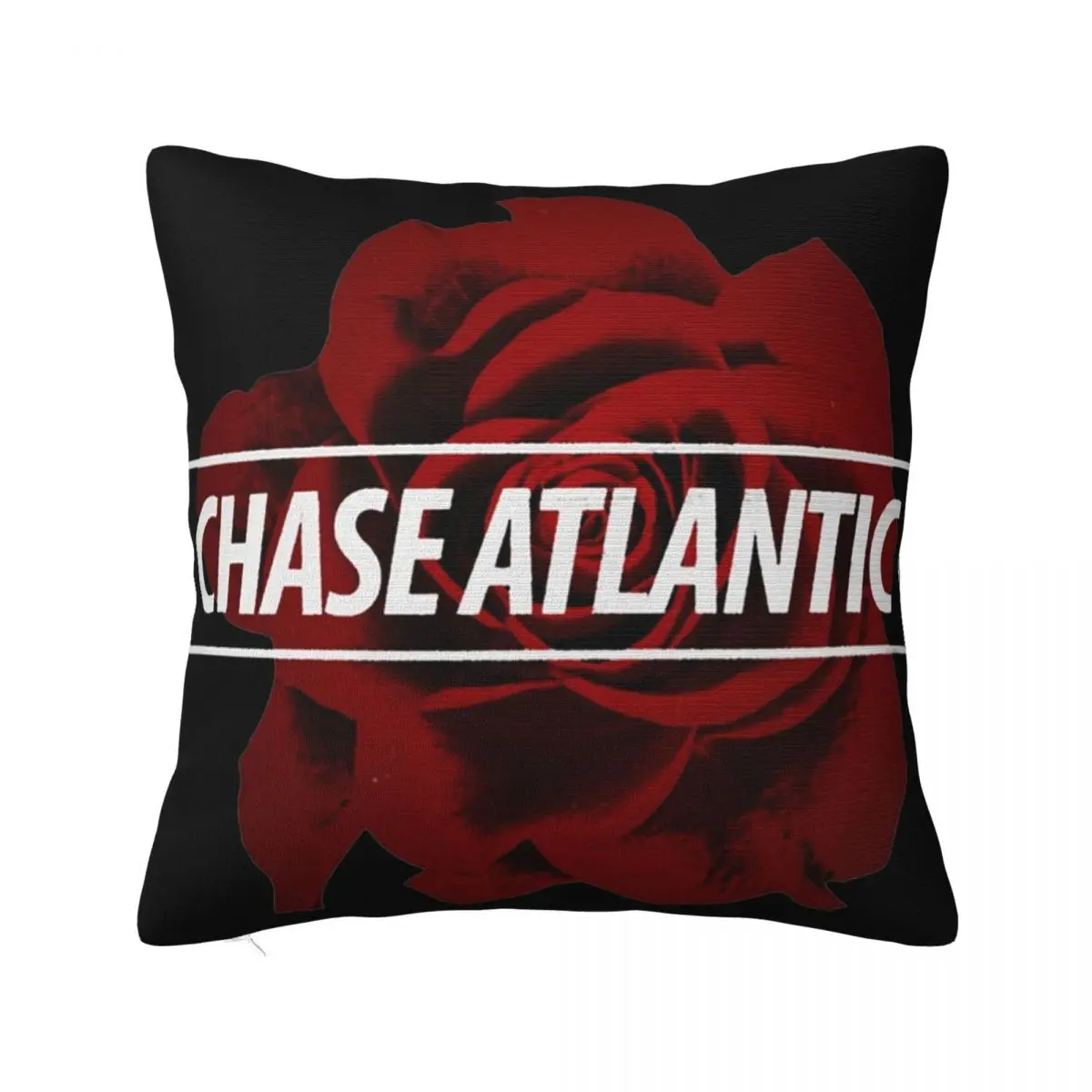 Chase Atlantic R&B Band Rose Logo Pillowcases Stuff Soft Cushion Cover Decor Tour 2024 Throw Pillow Case Cover Bed Multi-Size