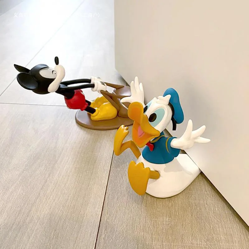 Anime Disney Mickey Mouse Pato Donald Animados Woody Moveis Retentor Doorstop Decorar Ornamentos Birthday Brinquedos Gifts