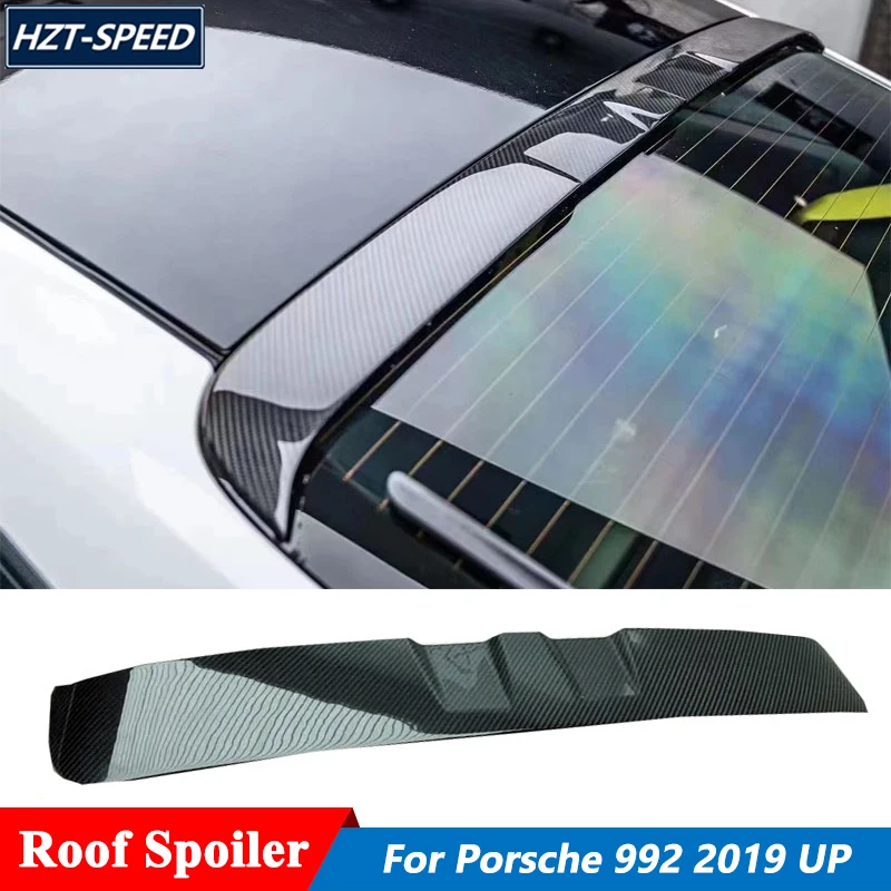 T Style Carbon Fiber Roof Spoiler For Porsche 911 992 Car Tuning 2019 Up