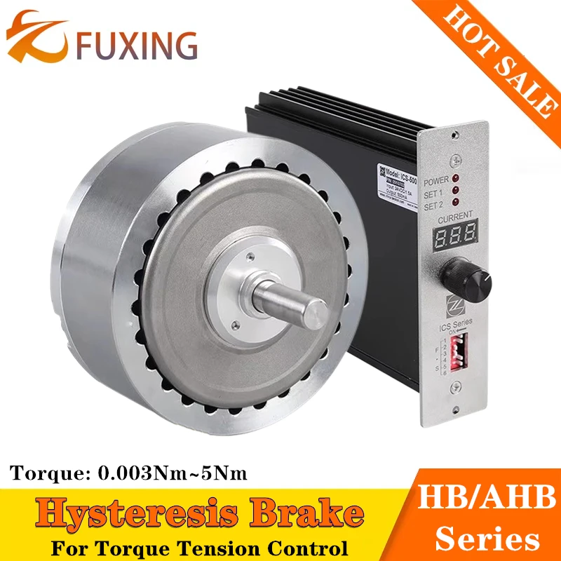 Single Double Shaft Hysteresis Brake Clutches Electromagnetic Damper Simulates Load Torque Tension Controller Test Motor
