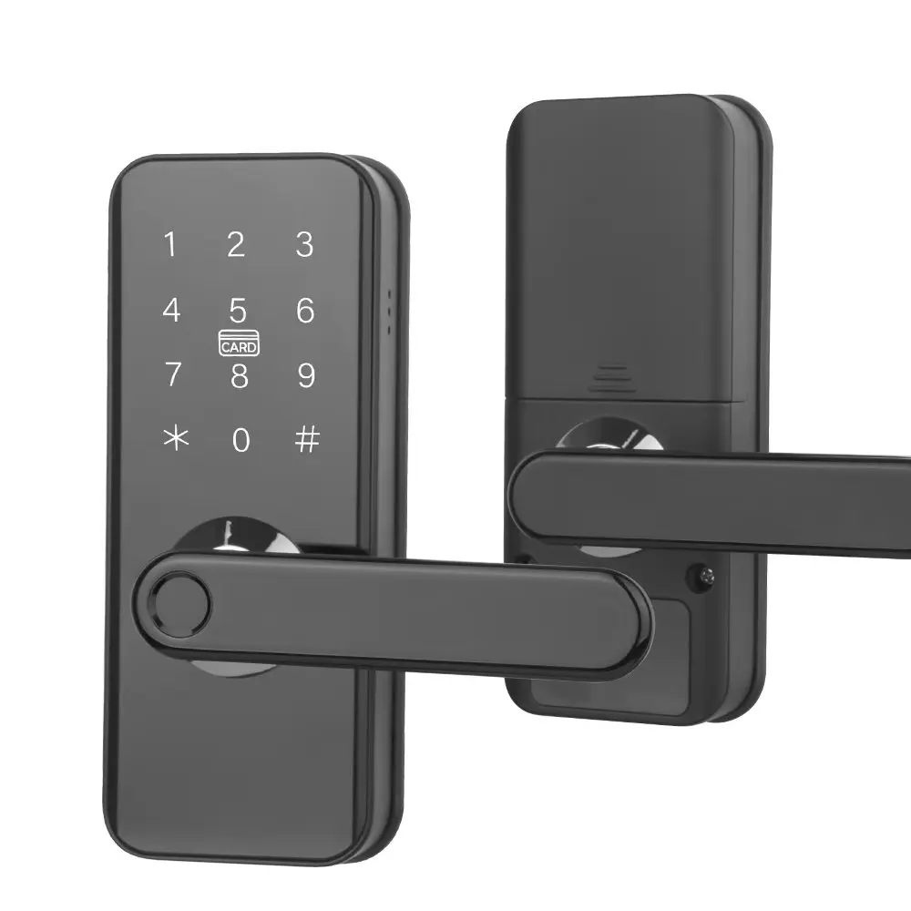 Panel Screen APP Unlock Digital OLED Wi-Fi Electronic Password Fingerprint Smart Door Lock For Outdoor Hotel Home Use