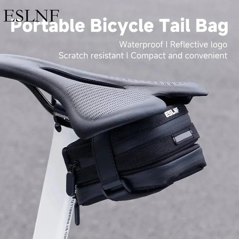 

ESLNF Detachable Tail Road Bicycles Mini Saddle For Portable Tool Storage Bag Bicycle Accessories